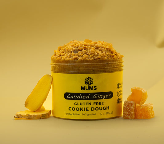 Candied Ginger Gluten Free Cookie Dough