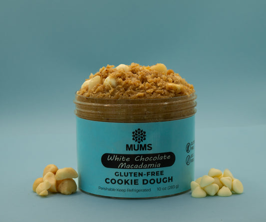 White Chocolate Macadamia Nut Gluten Free Cookie Dough