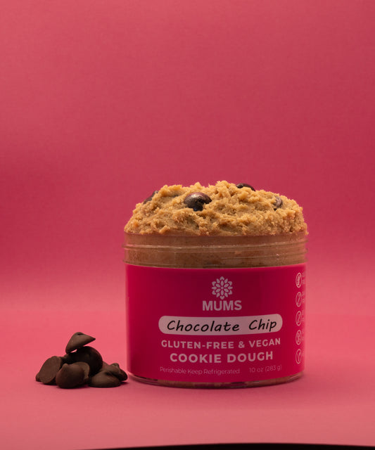 Classic Chocolate Chip Gluten Free & Vegan Cookie Dough