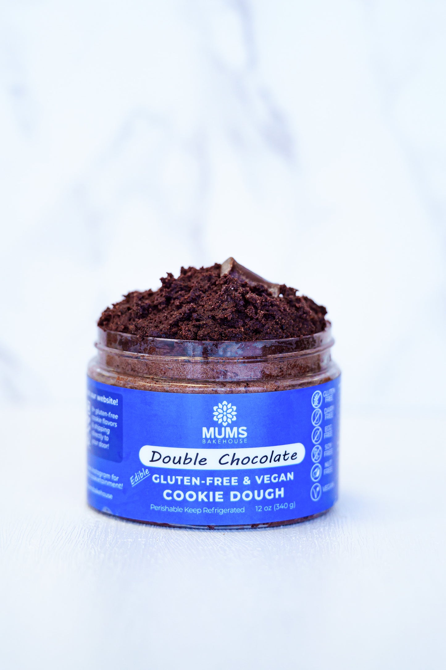 Double Chocolate Gluten Free & Vegan Cookie Dough