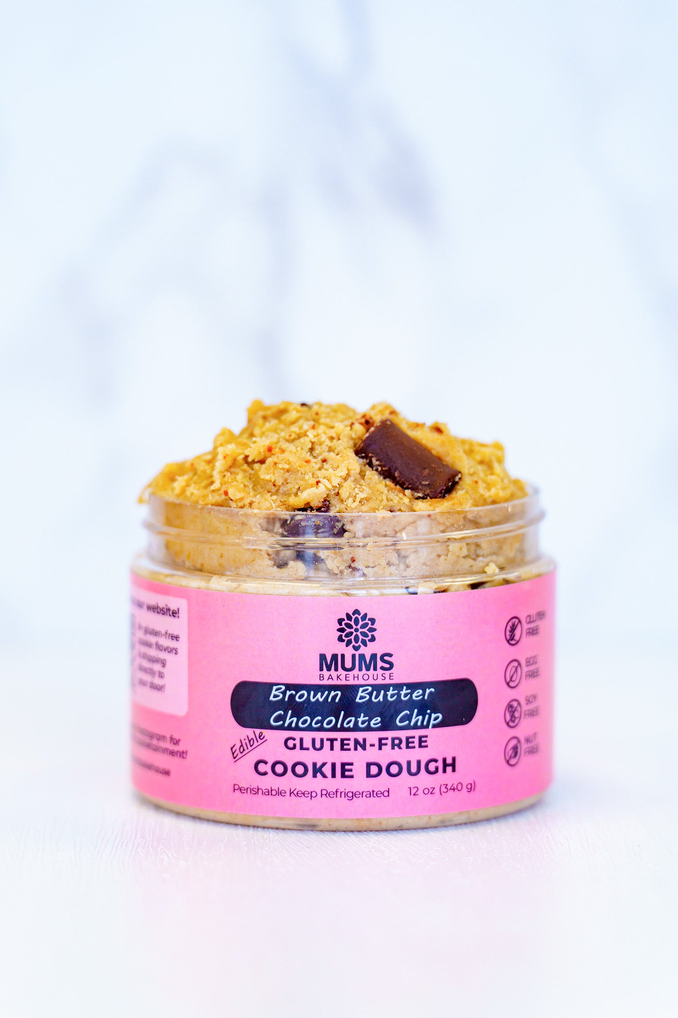 Brown Butter Chocolate Chip Gluten Free Cookie Dough
