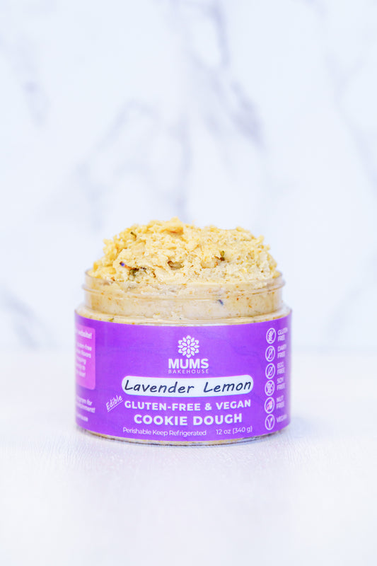 Lavender Lemon Cookie Dough (Gluten Free & Vegan)