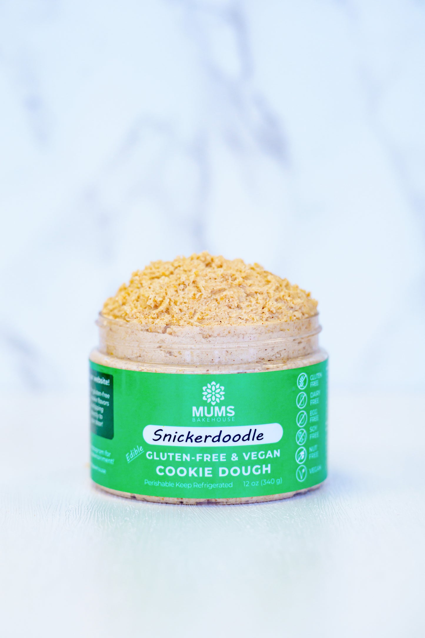 Snickerdoodle Gluten Free & Vegan Cookie Dough