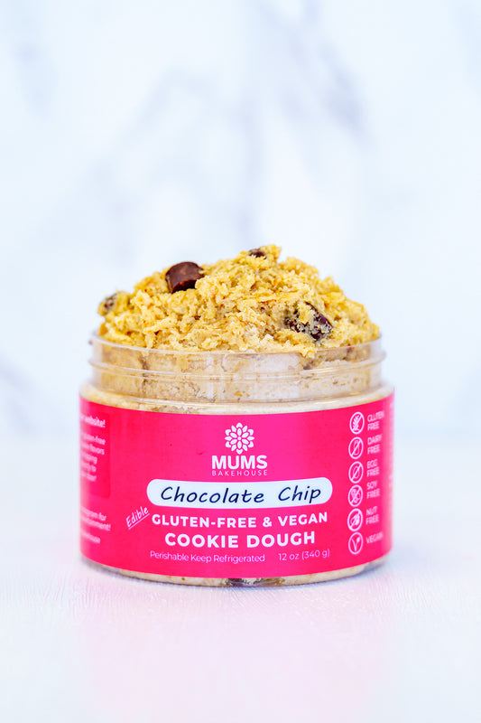 Classic Chocolate Chip Gluten Free & Vegan Cookie Dough